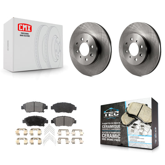 [Avant] Kit de Disque et plaquette (céramique) de frein pour Honda Civic Fit del Sol K8T-100263