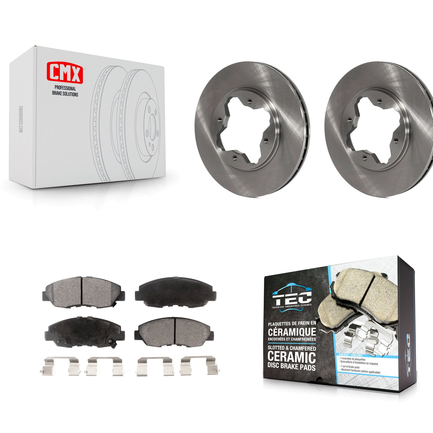 [Avant] Kit de Disque et plaquette (céramique) de frein pour Honda Accord Acura CL K8T-100266