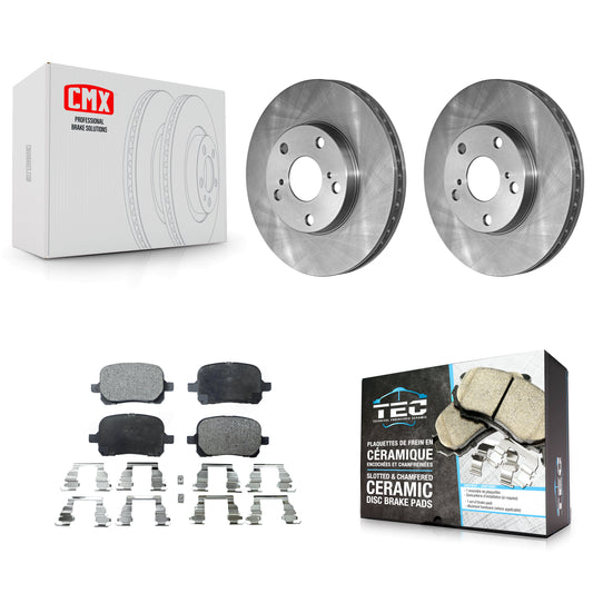 [Avant] Kit de Disque et plaquette (céramique) de frein pour Toyota Camry Avalon Lexus ES300 Solara K8T-100277