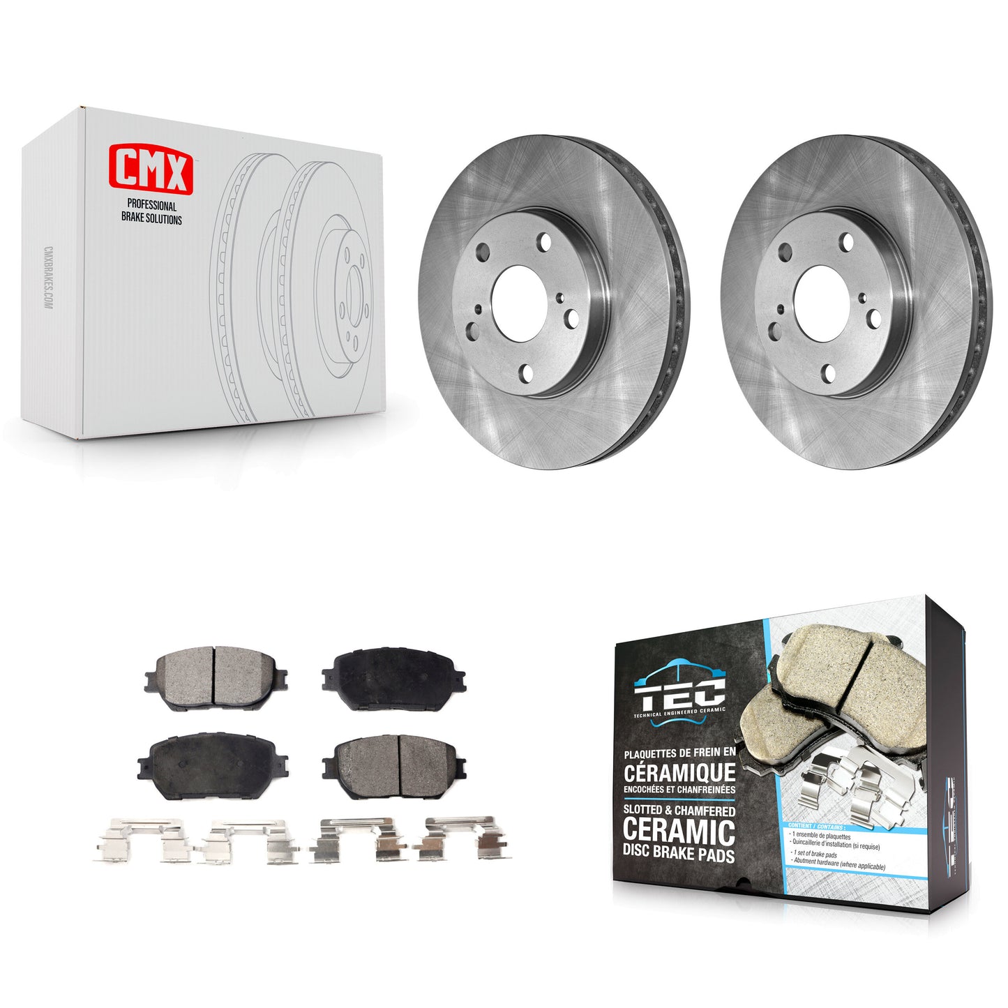 [Avant] Kit de Disque et plaquette (céramique) de frein pour Toyota Camry K8T-100278