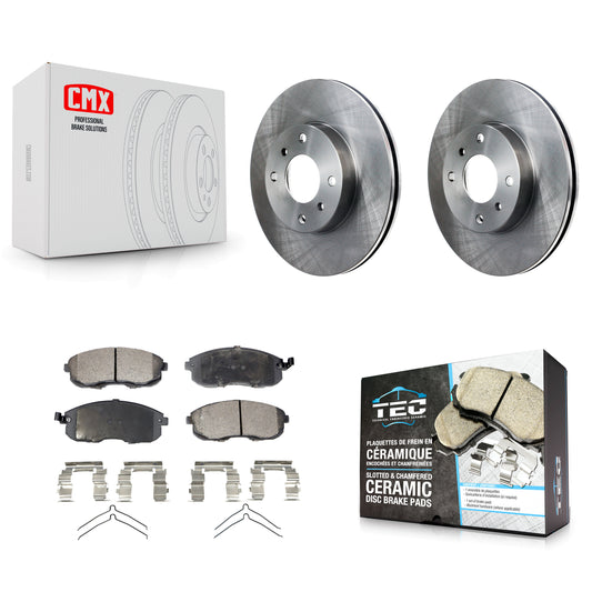 [Avant] Kit de Disque et plaquette (céramique) de frein pour Nissan Sentra Altima INFINITI G20 K8T-100286