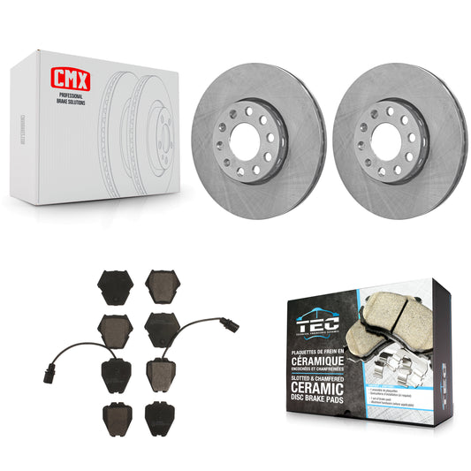 [Avant] Kit de Disque et plaquette (céramique) de frein pour Volkswagen Passat Audi A4 Quattro K8T-100290