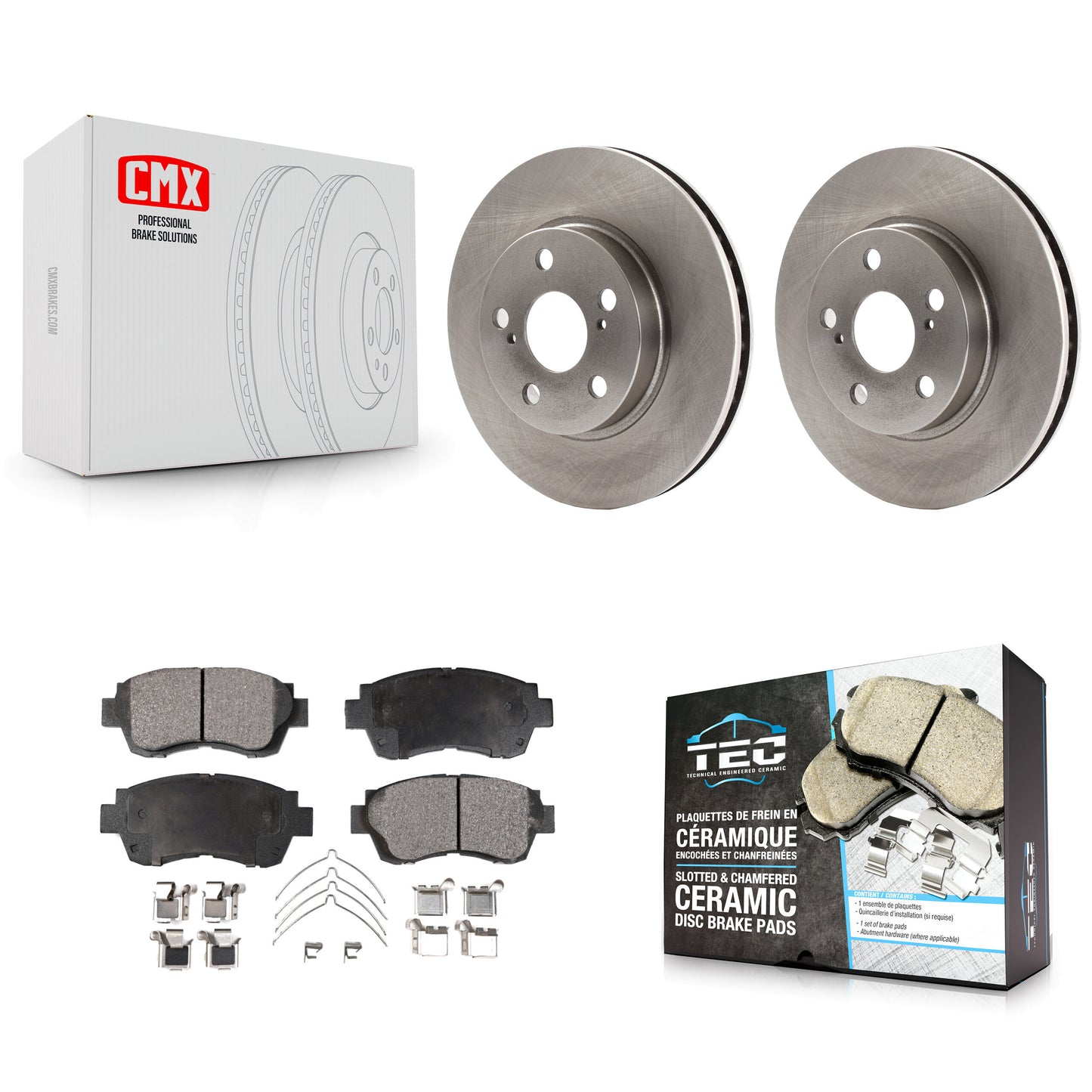 [Avant] Kit de Disque et plaquette (céramique) de frein pour 1998 Toyota Celica K8T-100293