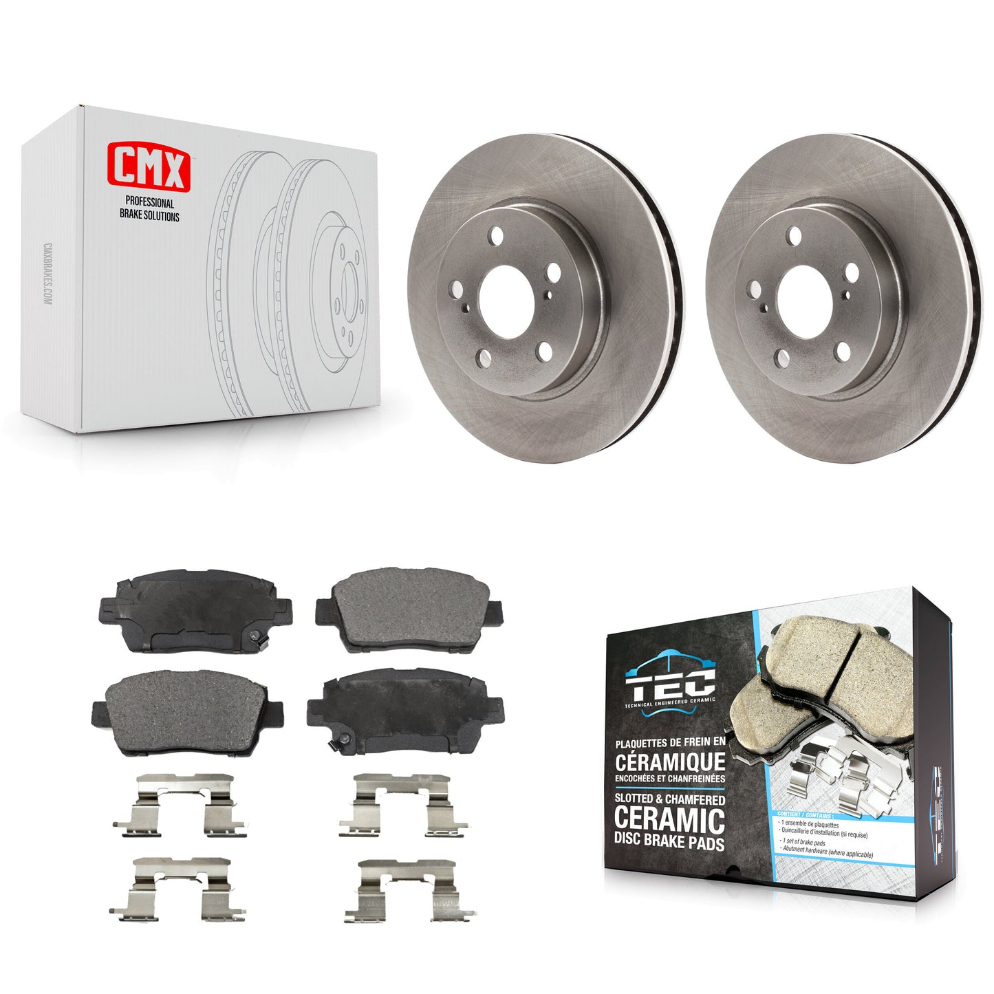 [Avant] Kit de Disque et plaquette (céramique) de frein pour 2000 Toyota Celica GT K8T-100296