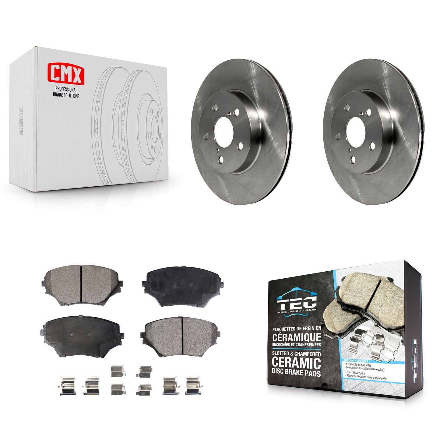 [Avant] Kit de Disque et plaquette (céramique) de frein pour 2001-2003 Toyota RAV4 BATTERY EV (EV BEV) engine K8T-100301