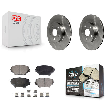 [Avant] Kit de Disque et plaquette (céramique) de frein pour 2001-2003 Toyota RAV4 BATTERY EV (EV BEV) engine K8T-100301
