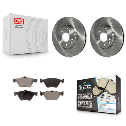 [Avant] Kit de Disque et plaquette (céramique) de frein pour Mercedes-Benz E320 Chrysler Crossfire CLK320 CLK430 E430 SLK320 E300 K8T-100318
