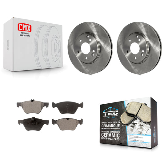 [Avant] Kit de Disque et plaquette (céramique) de frein pour Mercedes-Benz E320 Chrysler Crossfire CLK320 CLK430 E430 SLK320 E300 K8T-100318