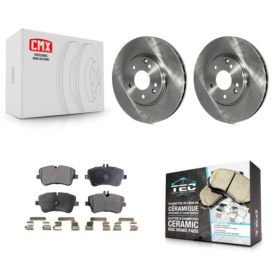 [Avant] Kit de Disque et plaquette (céramique) de frein pour Mercedes-Benz C240 CLK350 C320 C280 CLK320 SLK280 SLK300 C350 K8T-100319