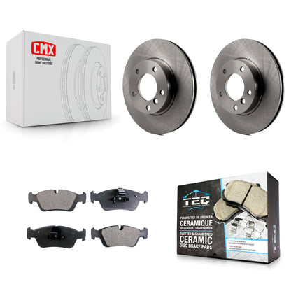[Avant] Kit de Disque et plaquette (céramique) de frein pour BMW Z3 Z4 323i 323Ci 328i 318i 323is 328is 318is 320i K8T-100321