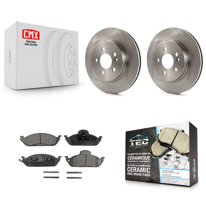 [Avant] Kit de Disque et plaquette (céramique) de frein pour Mercedes-Benz ML320 ML350 ML430 K8T-100322