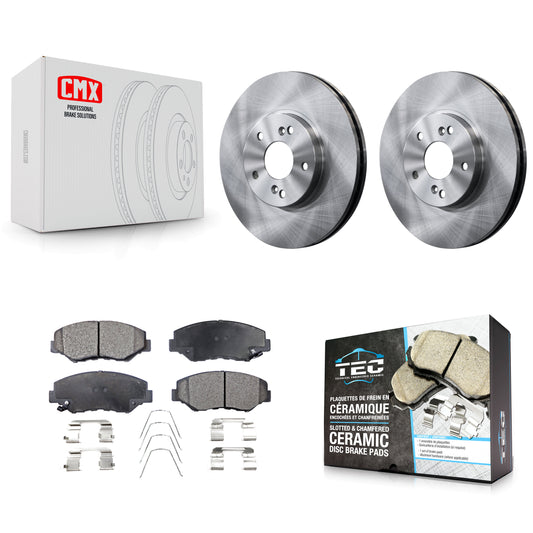 [Avant] Kit de Disque et plaquette (céramique) de frein pour Honda Pilot Accord K8T-100328