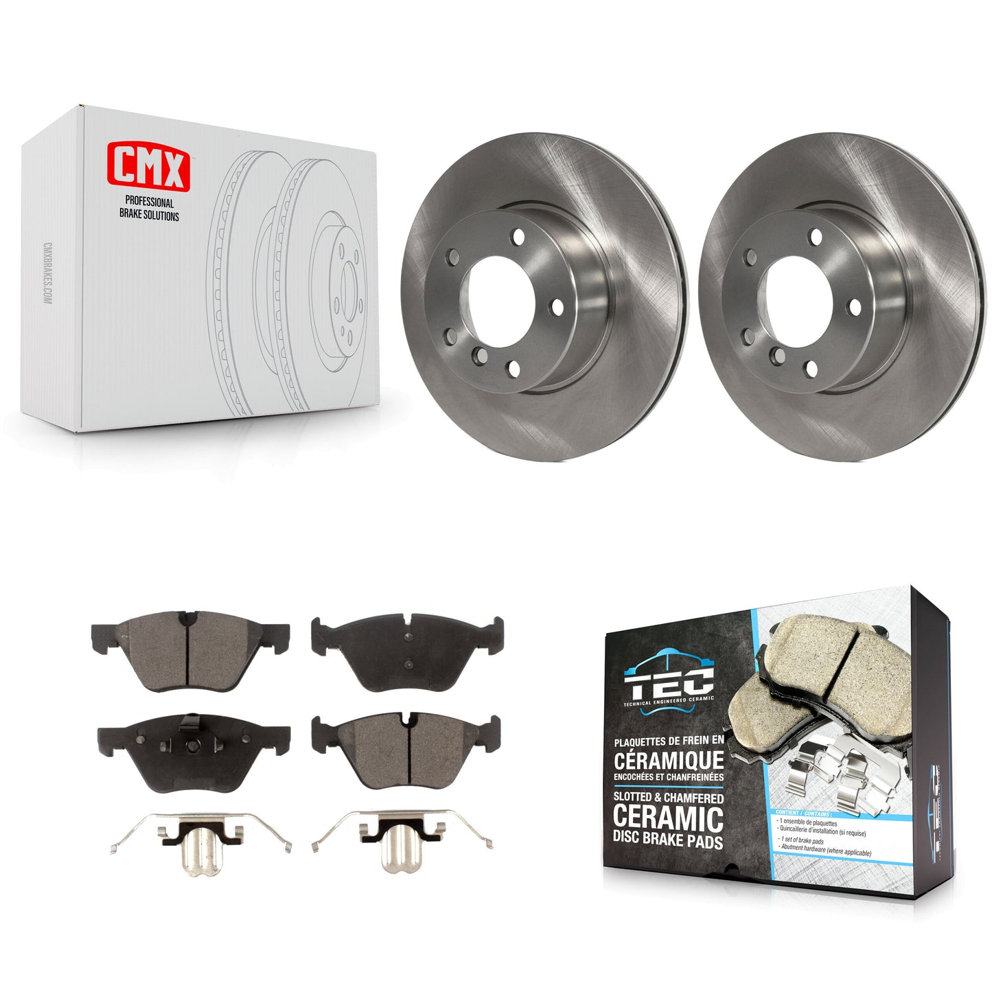 [Avant] Kit de Disque et plaquette (céramique) de frein pour BMW 528i 525i K8T-100329