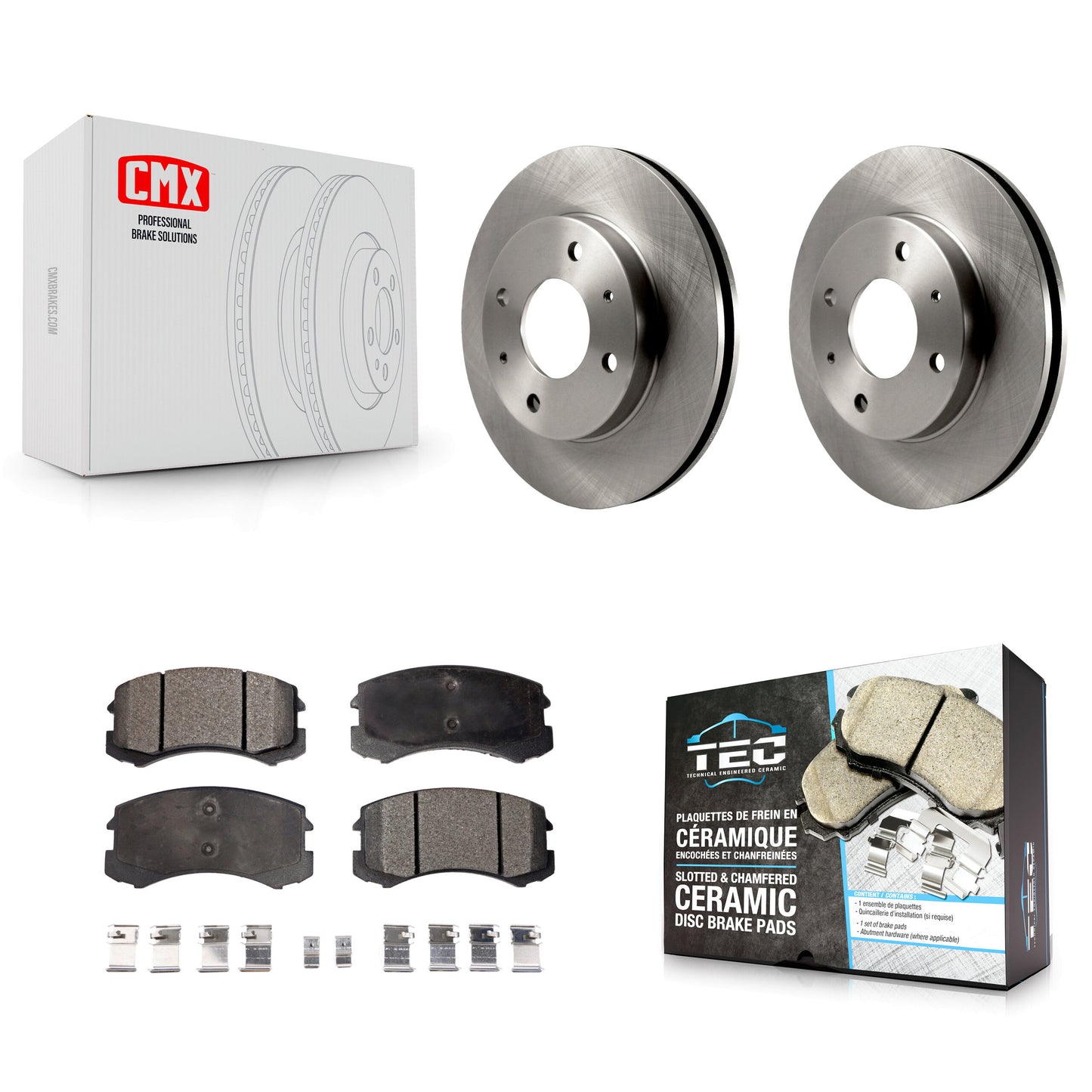 [Avant] Kit de Disque et plaquette (céramique) de frein pour Mitsubishi Lancer K8T-100333