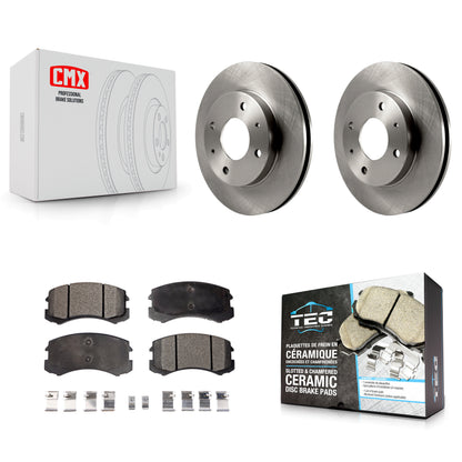 [Avant] Kit de Disque et plaquette (céramique) de frein pour Mitsubishi Lancer K8T-100333