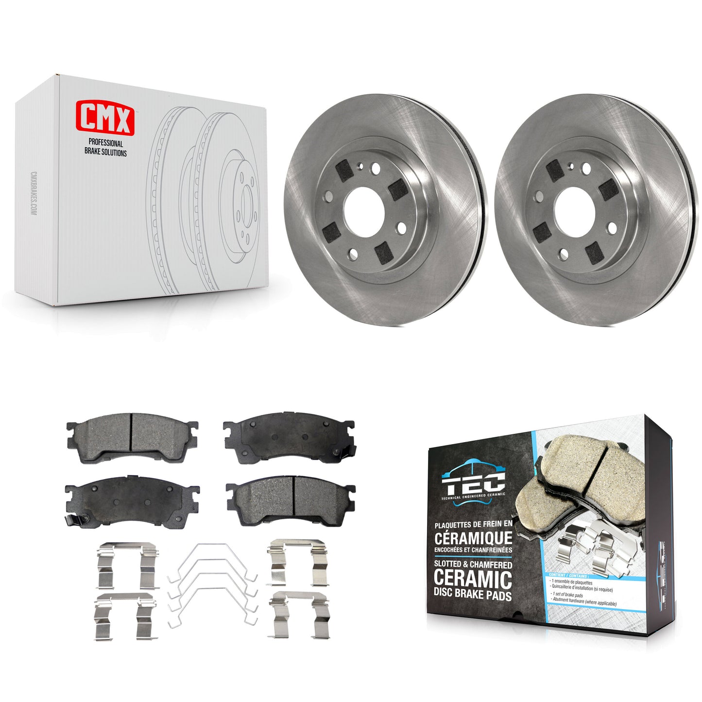 [Avant] Kit de Disque et plaquette (céramique) de frein pour 1999-2000 Mazda Protege 1.8L K8T-100334