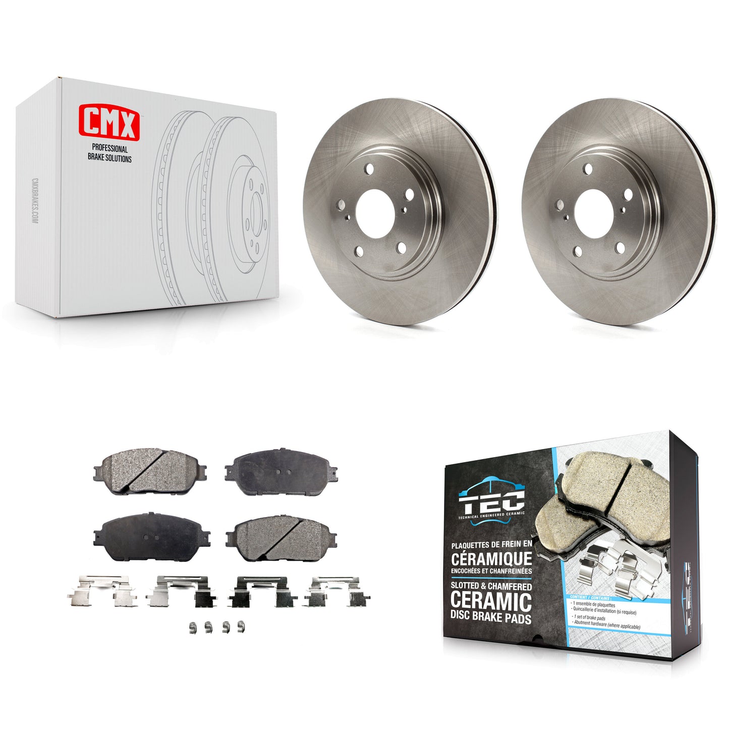 [Avant] Kit de Disque et plaquette (céramique) de frein pour 2004-2006 Lexus ES330 K8T-100337