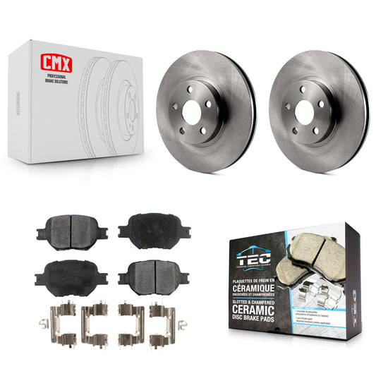 [Avant] Kit de Disque et plaquette (céramique) de frein pour Scion tC Toyota Celica K8T-100343