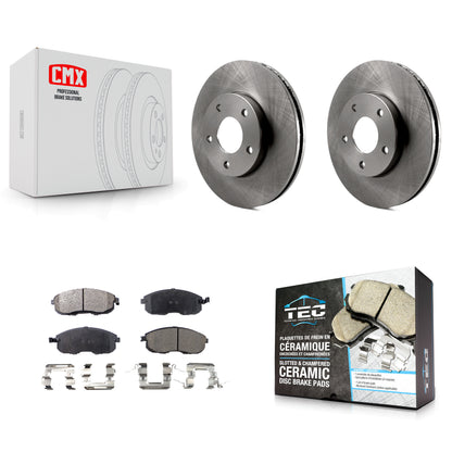 [Avant] Kit de Disque et plaquette (céramique) de frein pour 2000-2001 Nissan Maxima Infiniti I30 INFINITI K8T-100347