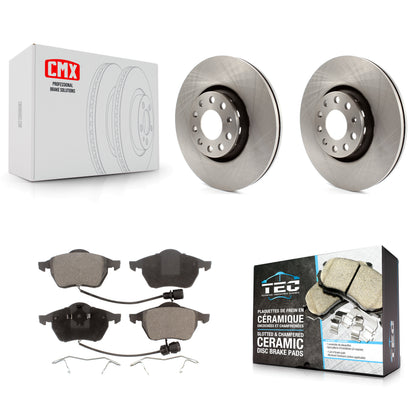 [Avant] Kit de Disque et plaquette (céramique) de frein pour 1997-1999 Audi A8 Quattro K8T-100356