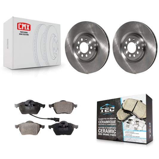 [Avant] Kit de Disque et plaquette (céramique) de frein pour Volkswagen Jetta Audi Golf TT Quattro K8T-100360