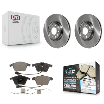 [Avant] Kit de Disque et plaquette (céramique) de frein pour Audi A4 Quattro K8T-100364