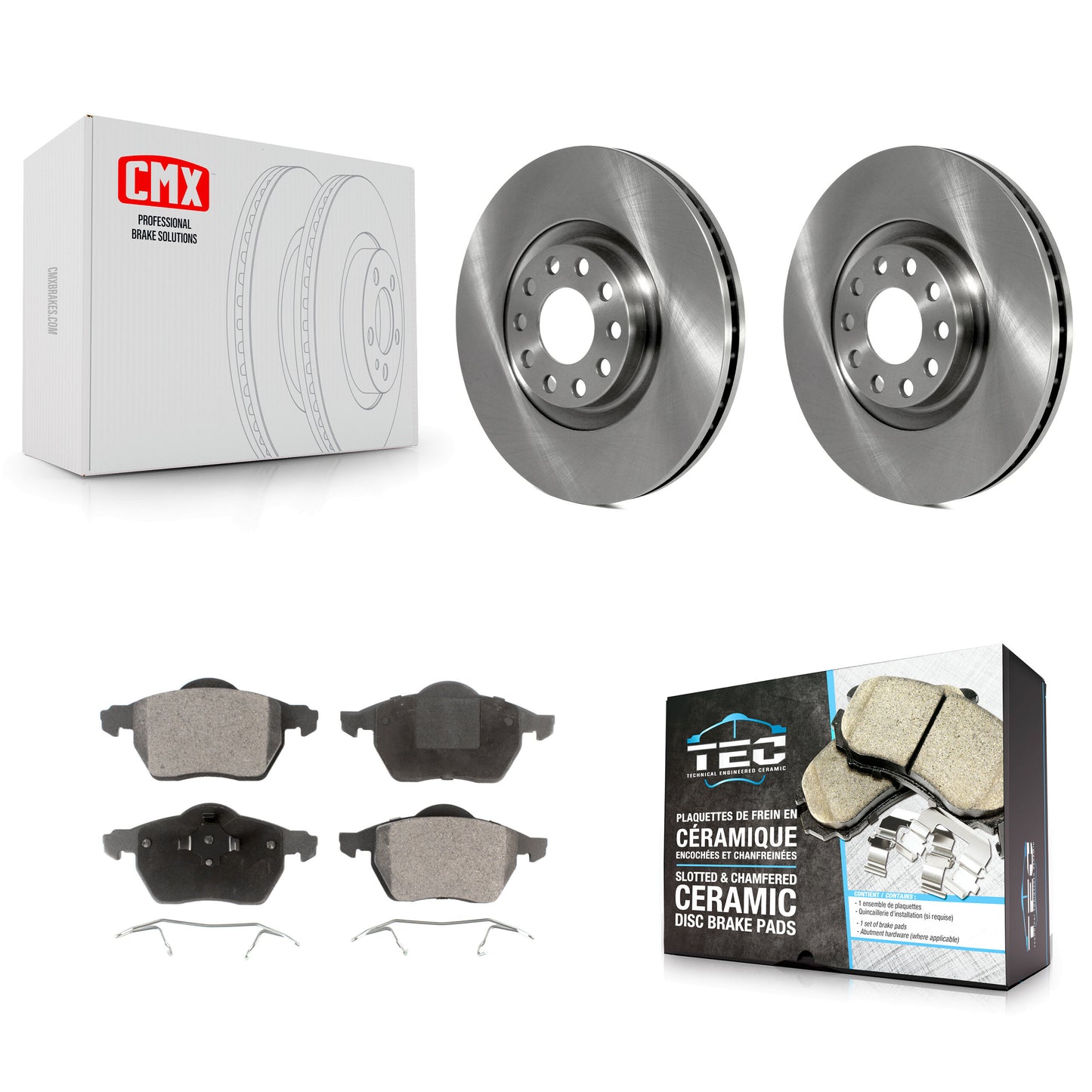 [Avant] Kit de Disque et plaquette (céramique) de frein pour Audi A6 Quattro S4 K8T-100365