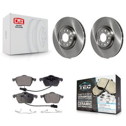 [Avant] Kit de Disque et plaquette (céramique) de frein pour Audi A6 Quattro S4 K8T-100366