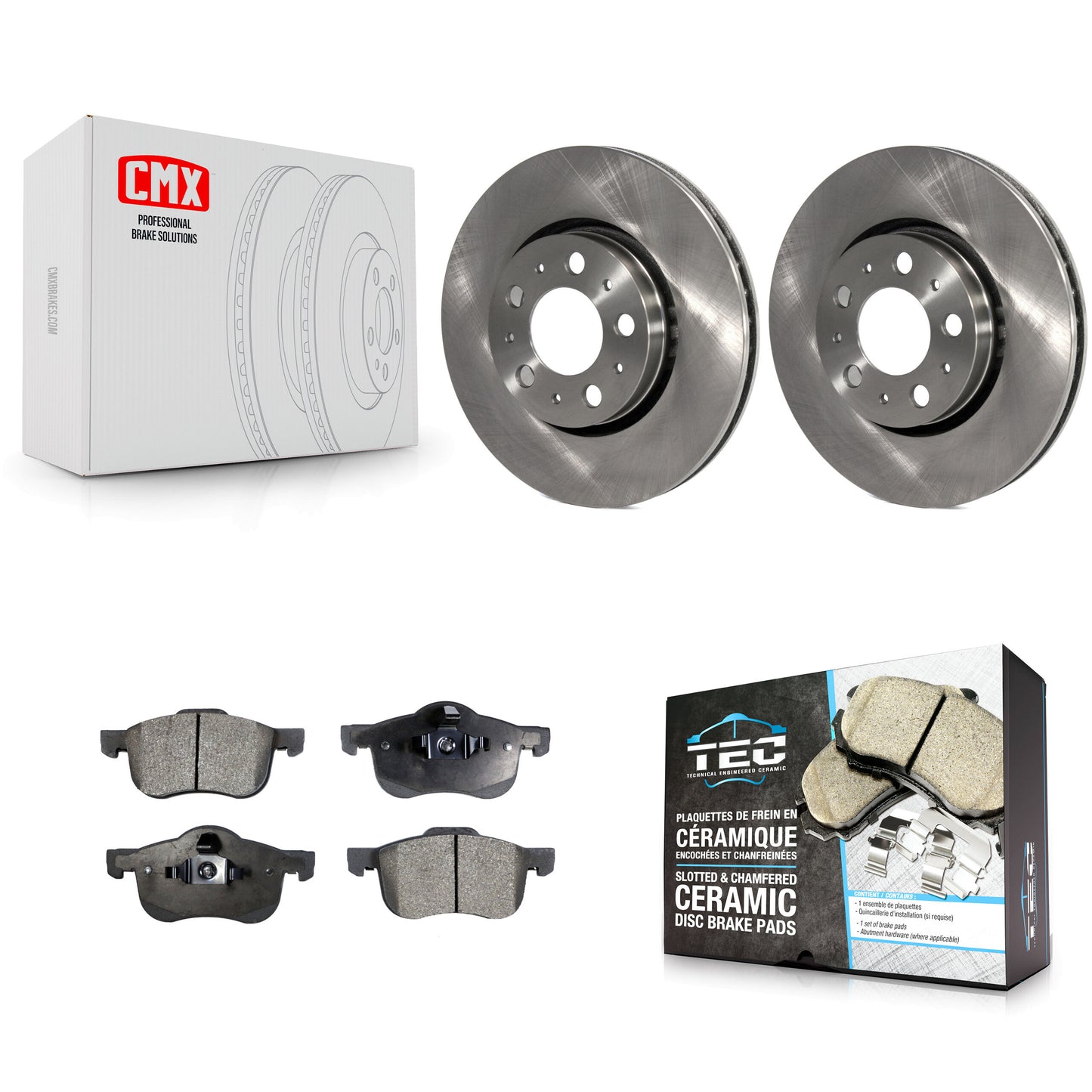[Avant] Kit de Disque et plaquette (céramique) de frein pour Volvo S60 V70 XC70 S80 K8T-100373