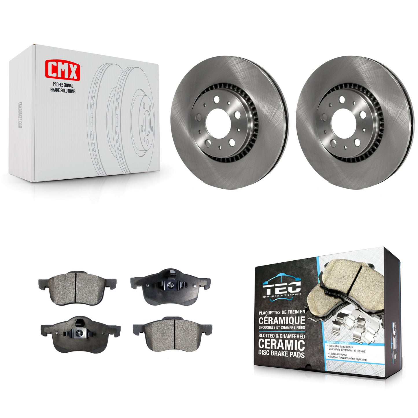 [Avant] Kit de Disque et plaquette (céramique) de frein pour Volvo S60 V70 XC70 S80 K8T-100375