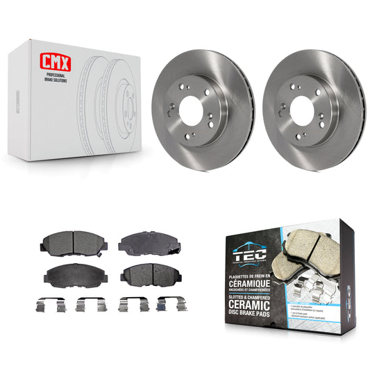 [Avant] Kit de Disque et plaquette (céramique) de frein pour Honda Civic K8T-100378