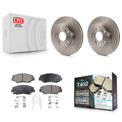 [Avant] Kit de Disque et plaquette (céramique) de frein pour 2002-2004 Honda CR-V K8T-100381