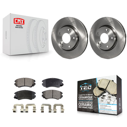 [Avant] Kit de Disque et plaquette (céramique) de frein pour Hyundai Kia Sonata Soul Sportage Tucson Optima Tiburon Magentis K8T-100392