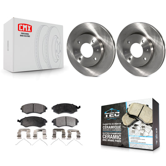 [Avant] Kit de Disque et plaquette (céramique) de frein pour Hyundai Elantra Sonata Kia Optima Magentis K8T-100399