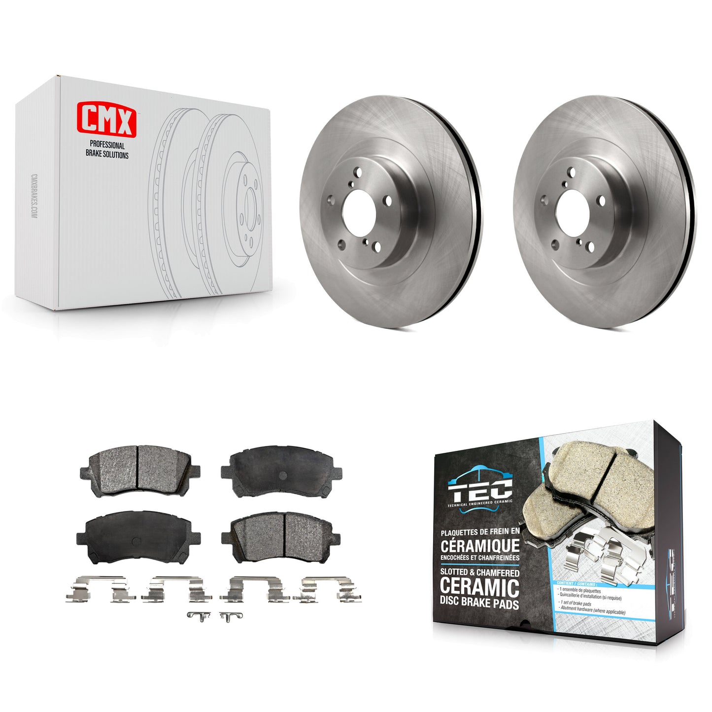 [Avant] Kit de Disque et plaquette (céramique) de frein pour Subaru Outback Impreza Legacy K8T-100410