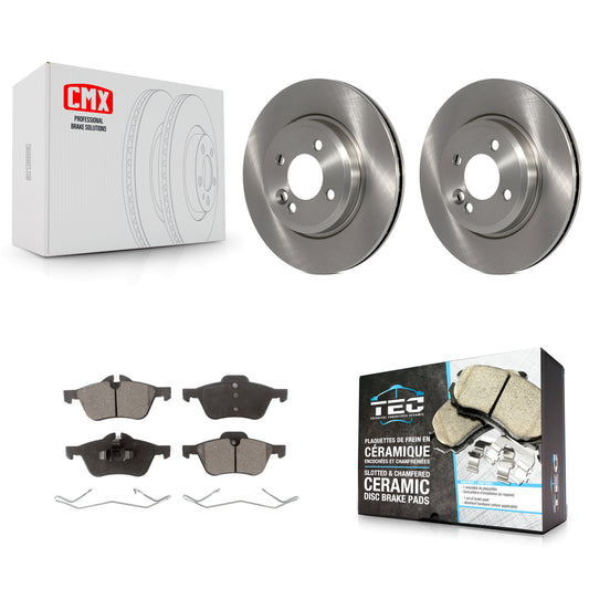 [Avant] Kit de Disque et plaquette (céramique) de frein pour 2002-2006 Mini Cooper avec 276mm Diameter Rotor K8T-100412