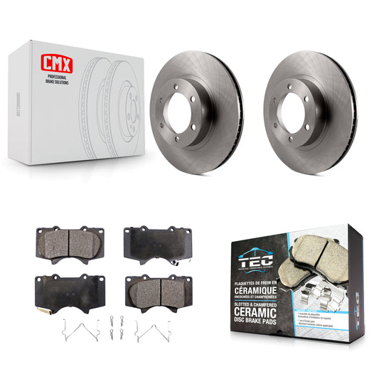 [Avant] Kit de Disque et plaquette (céramique) de frein pour Toyota 4Runner Lexus GX470 K8T-100414