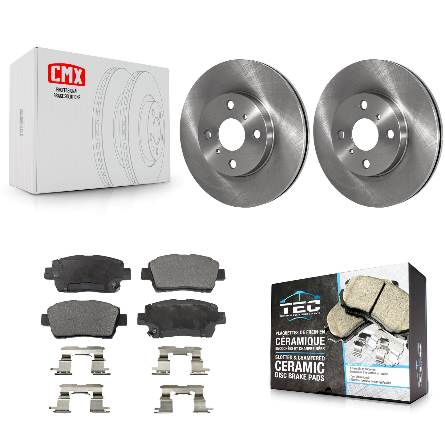 [Avant] Kit de Disque et plaquette (céramique) de frein pour 2004-2006 Scion xB xA K8T-100422