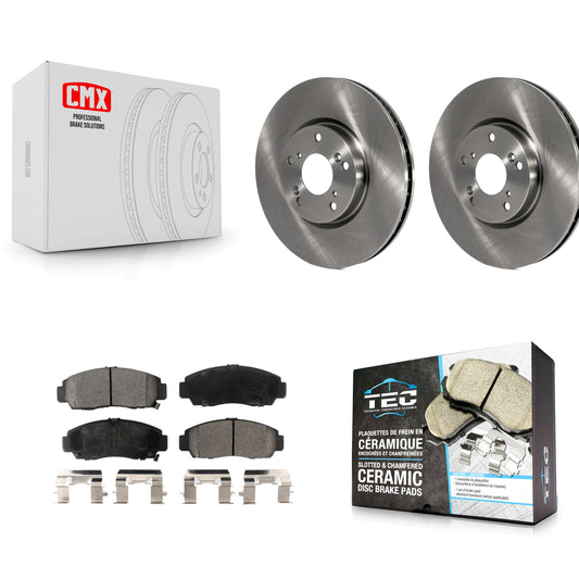 [Avant] Kit de Disque et plaquette (céramique) de frein pour 2004-2005 Acura TL Automatic transmission K8T-100423