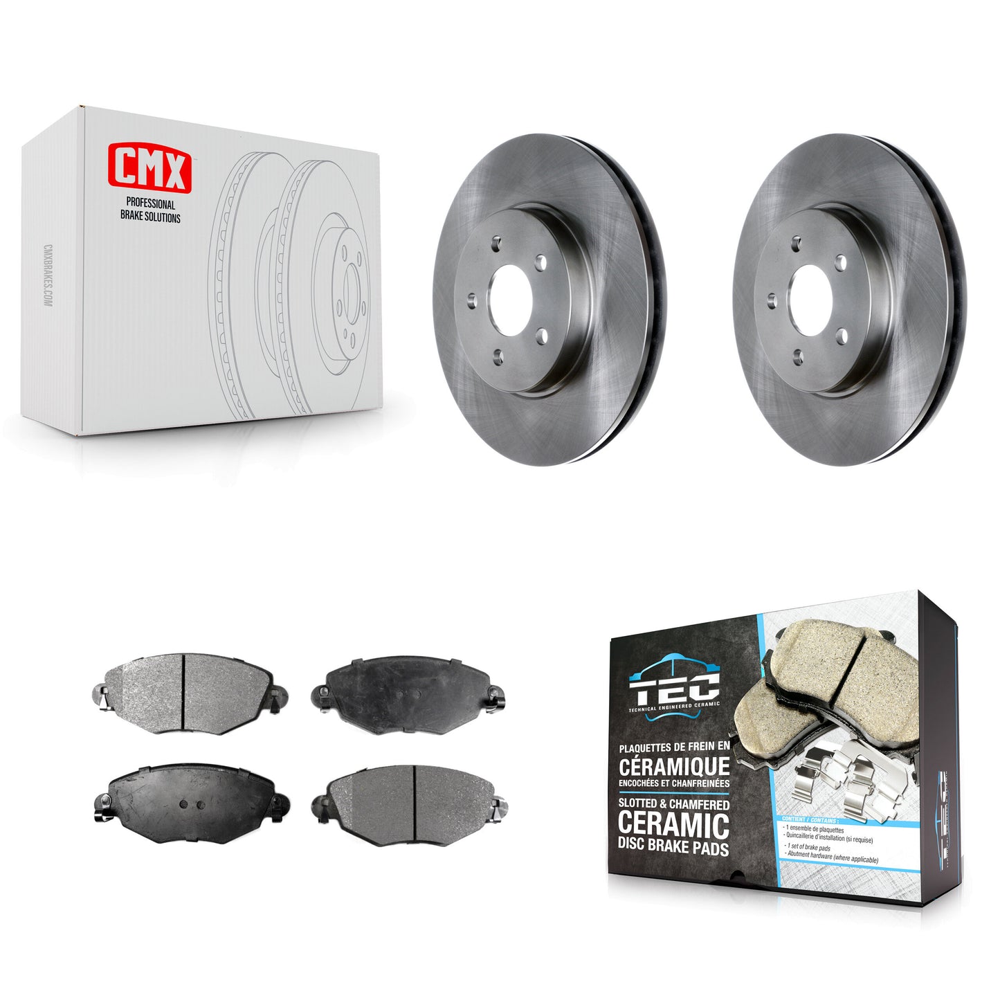 [Avant] Kit de Disque et plaquette (céramique) de frein pour 2002-2008 Jaguar X-Type K8T-100428