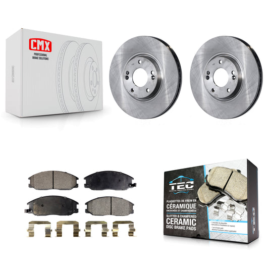 [Avant] Kit de Disque et plaquette (céramique) de frein pour Kia Amanti Hyundai XG350 K8T-100433
