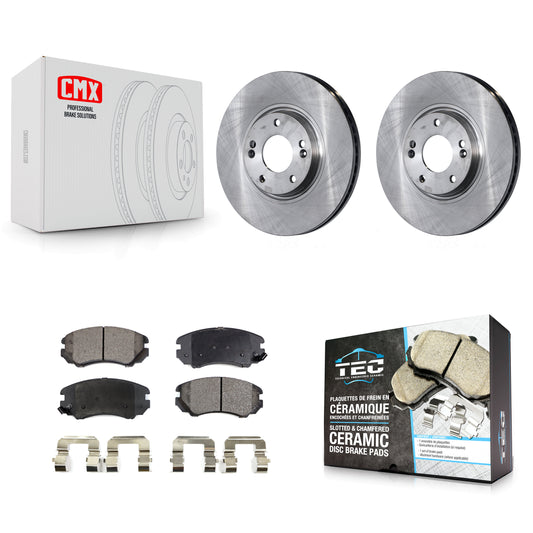 [Avant] Kit de Disque et plaquette (céramique) de frein pour Hyundai Azera Kia Amanti K8T-100434