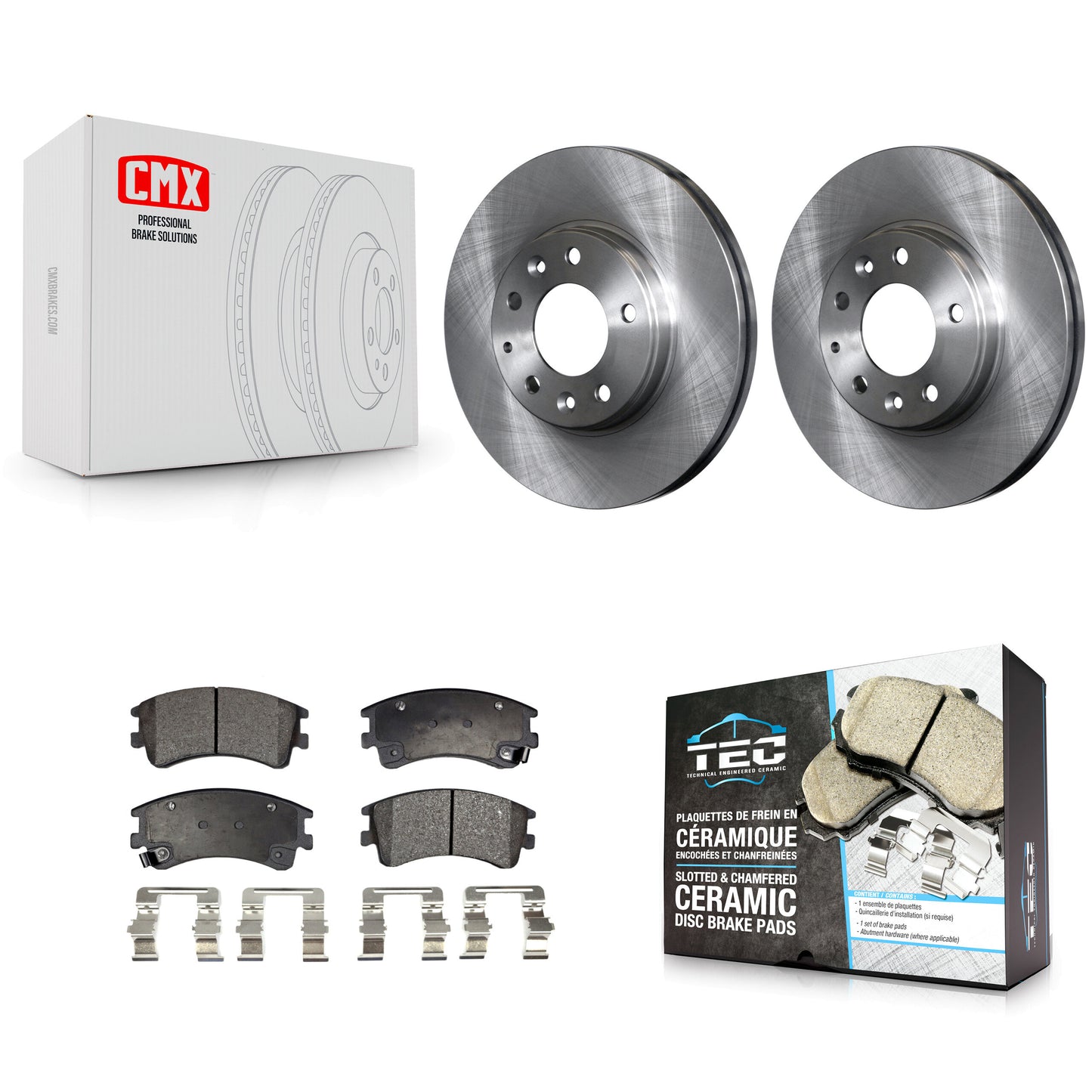 [Avant] Kit de Disque et plaquette (céramique) de frein pour 2003-2005 Mazda 6 K8T-100436