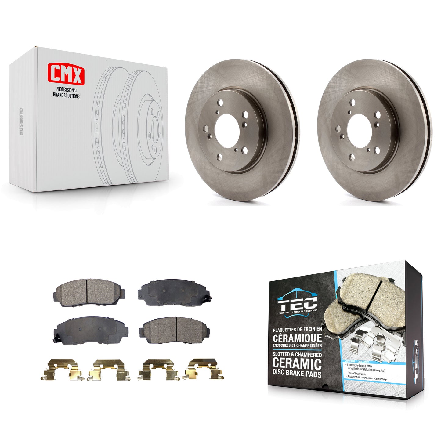 [Avant] Kit de Disque et plaquette (céramique) de frein pour 2005-2010 Honda Odyssey K8T-100437