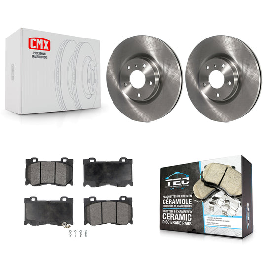 [Avant] Kit de Disque et plaquette (céramique) de frein pour 2017-2018 INFINITI Q70 Hybrid avec Sport Package K8T-100440
