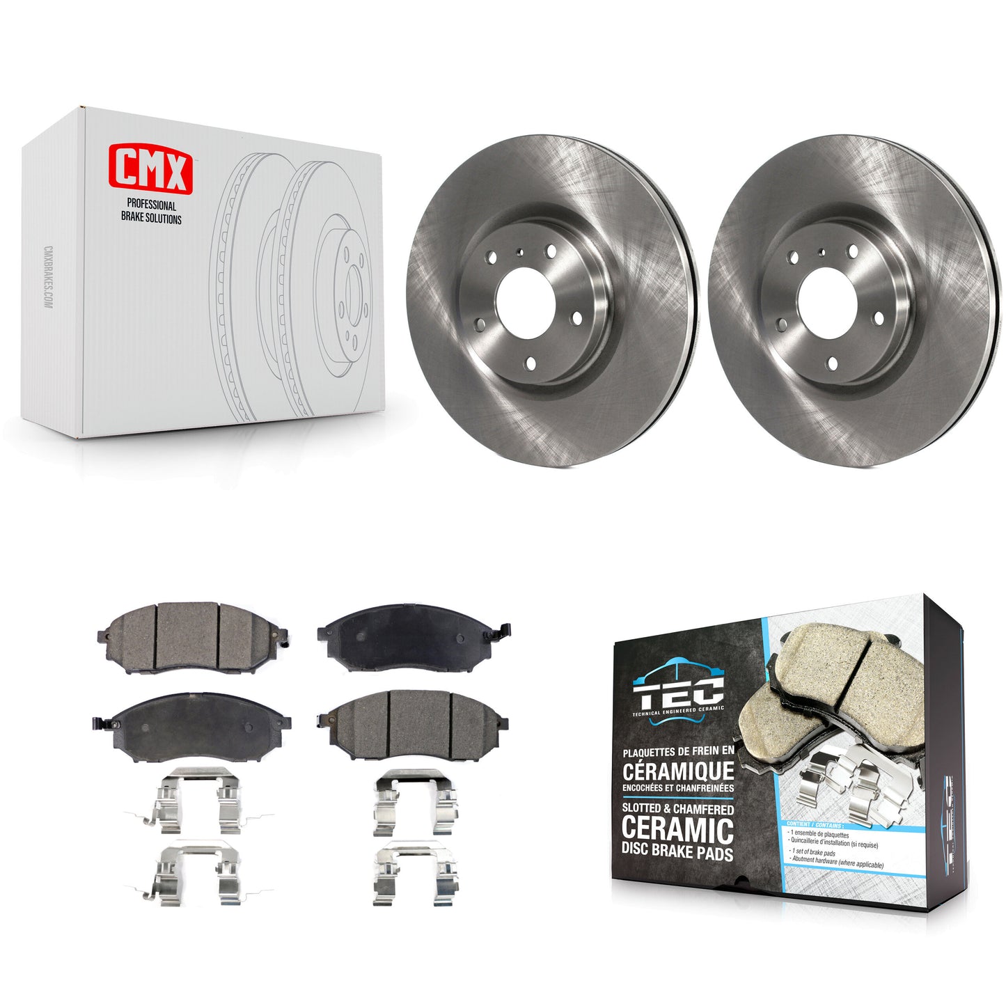 [Avant] Kit de Disque et plaquette (céramique) de frein pour INFINITI Nissan G37 Murano G35 M35 370Z 350Z EX35 M37 QX70 G25 Q70 Q70L M45 Q40 QX50 M56 EX37 M35h K8T-100441