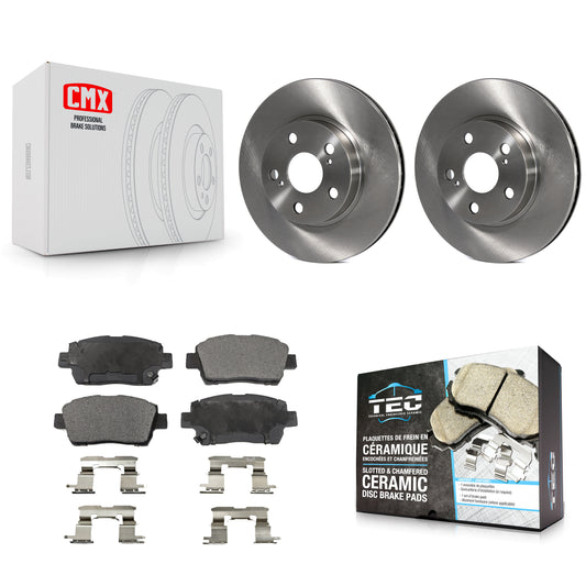 [Avant] Kit de Disque et plaquette (céramique) de frein pour 2004-2009 Toyota Prius K8T-100443