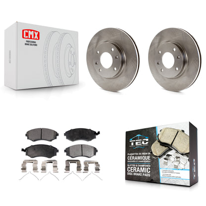 [Avant] Kit de Disque et plaquette (céramique) de frein pour Hyundai Sonata Kia Optima Magentis K8T-100447