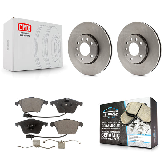 [Avant] Kit de Disque et plaquette (céramique) de frein pour 2010 Saab 9-3X avec 285mm Diameter Rotor K8T-100452