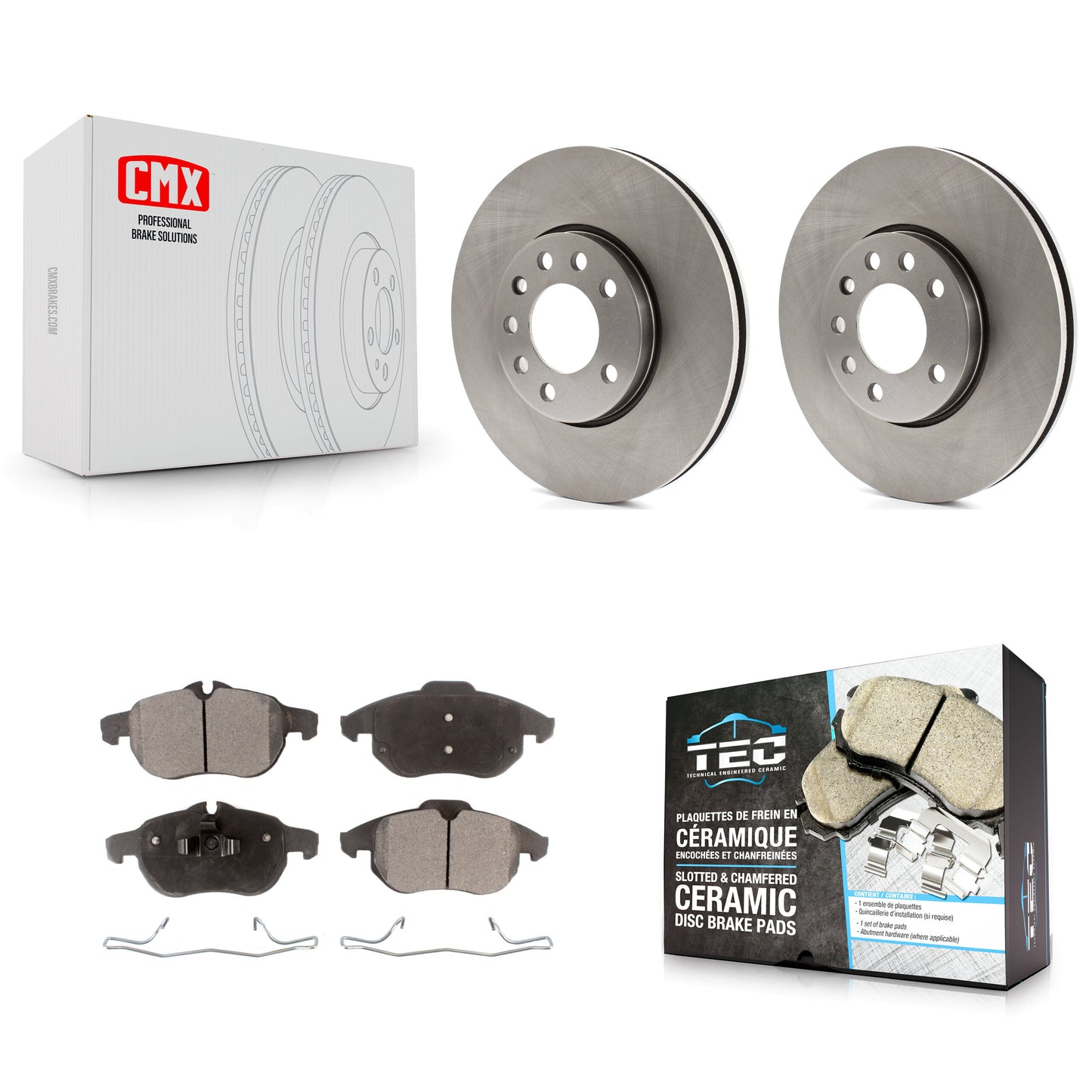 [Avant] Kit de Disque et plaquette (céramique) de frein pour Saab 9-3 avec 285mm Diameter Rotor K8T-100453